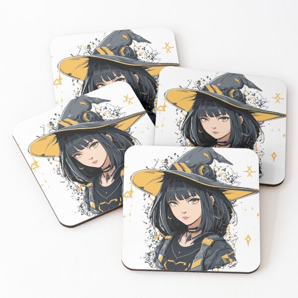Item preview, Little anime witch with hat designed and sold by Oni-Pixels.