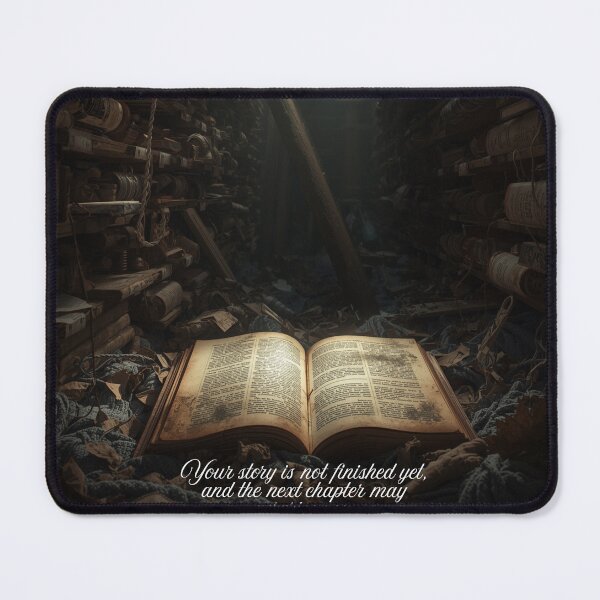 Item preview, Ancient Book of Wisdom – Inspirational Quote in Mysterious Library designed and sold by sier-vc.
