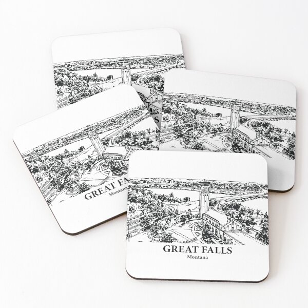 Item preview, Great Falls - Montana designed and sold by Lakeric Cityscapes.