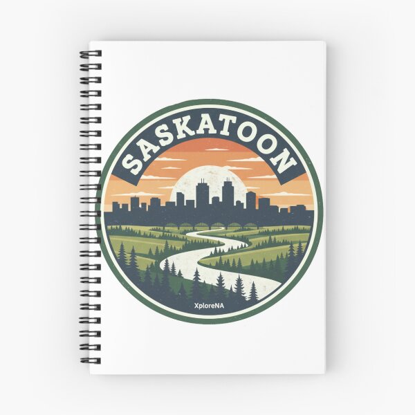 Item preview, Saskatoon: Rustic River City Emblem designed and sold by XploreNA.