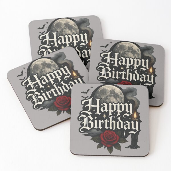 Item preview,  Gothic Happy Birthday Design designed and sold by NoirAuraX.