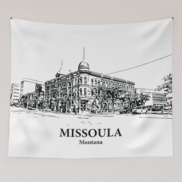 Item preview, Missoula - Montana designed and sold by Lakeric Cityscapes.