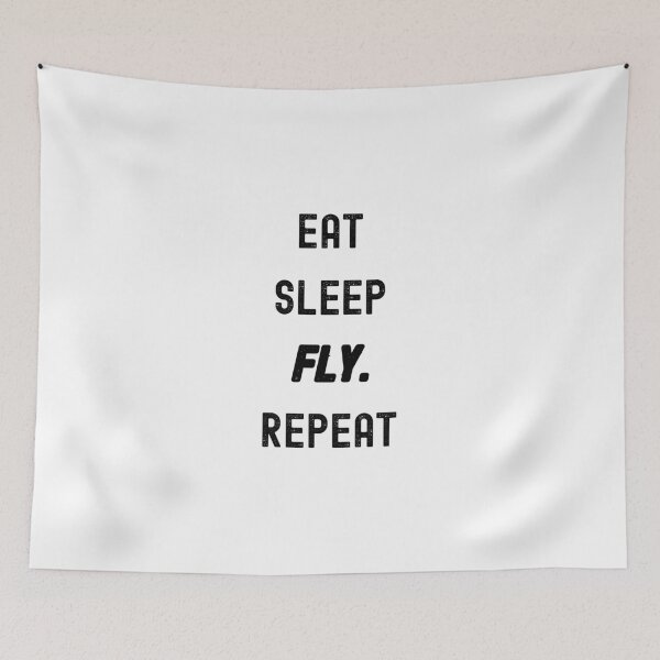 Item preview, Eat. Sleep. Fly. Repeat. – Aviation Life Design designed and sold by Aviator’s Gallery.