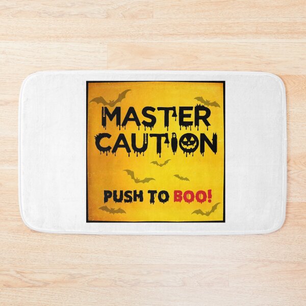 Item preview, Master Warning, Push to Boo! – Halloween Aviation Design designed and sold by Aviator’s Gallery.