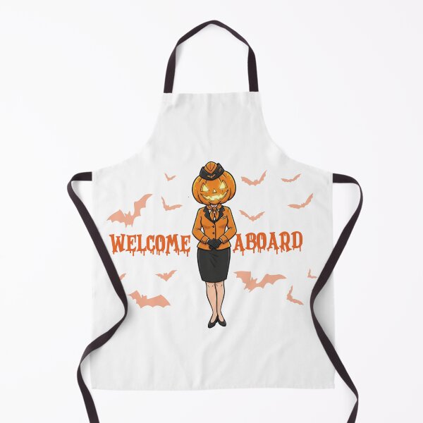 Item preview, Welcome Aboard – Halloween Flight Attendant Design designed and sold by Aviator’s Gallery.