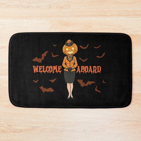 Item preview, Welcome Aboard – Halloween Flight Attendant Design designed and sold by Aviator’s Gallery.