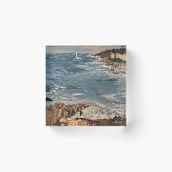 Item preview, Serene coast under a leaden sky designed and sold by andrescastillRO.
