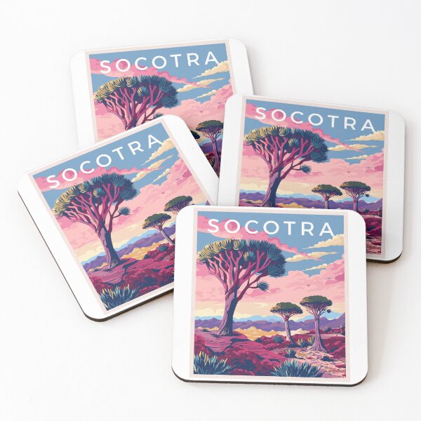 Item preview, Socotra in Yemen Vintage Art Travel Landscape designed and sold by MaateoDesign.