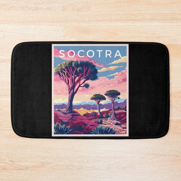 Item preview, Socotra in Yemen Vintage Art Travel Landscape designed and sold by MaateoDesign.