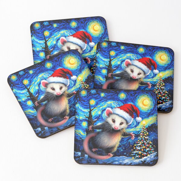 Item preview, Merry Crisis santa claus opossum designed and sold by BASKF.