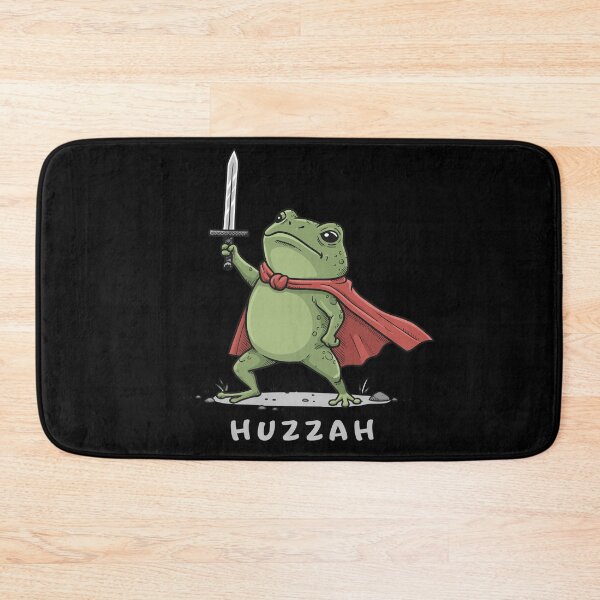 Item preview, Huzzah Frog Knight Medieval Fantasy Gamer Meme designed and sold by MintaApparel.