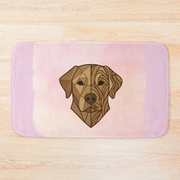 Item preview,  “Geometric Dog Portrait – Polygon Labrador dog art” designed and sold by GeoWild Designs.