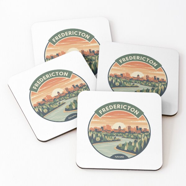 Item preview,  Fredericton: Rustic River Valley Emblem designed and sold by XploreNA.