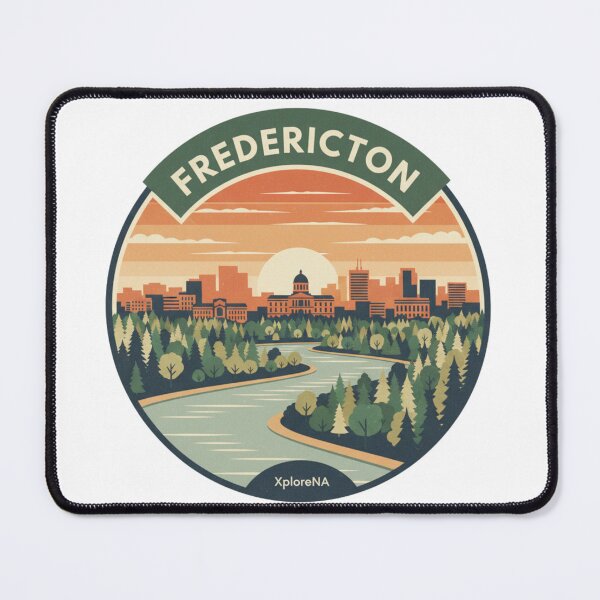Item preview,  Fredericton: Rustic River Valley Emblem designed and sold by XploreNA.