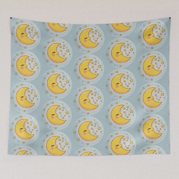Item preview, Little Dreamer – Cute Dreamy Moon designed and sold by Lixxie29.
