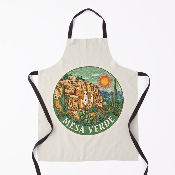 Item preview, Mesa Verde National Park Vintage Travel Sticker - Retro Cliff Dwellings & Desert Sun designed and sold by Blurbean.