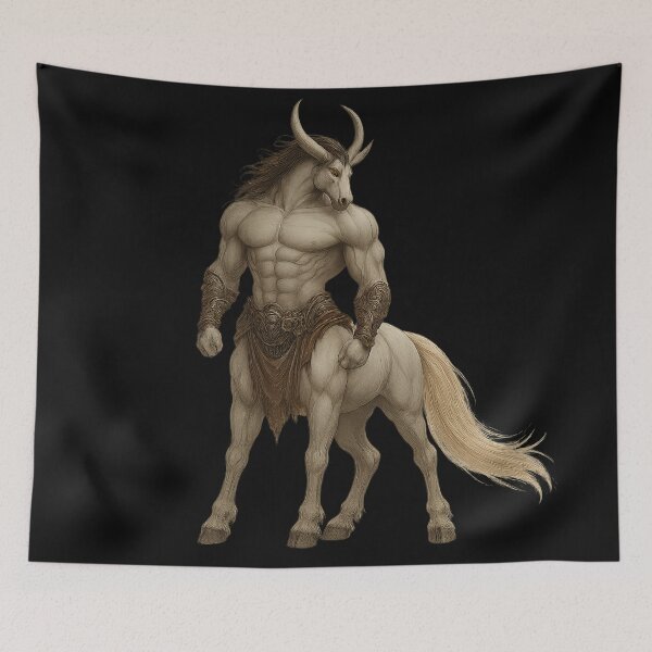 Item preview, Mythic Centaur Warrior with Bull Horns designed and sold by Daagath.
