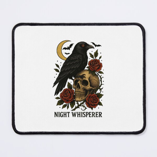 Item preview, Witchy Night Elegance – Neo Traditional Tattoo Halloween Art designed and sold by ALITOPRINCE.
