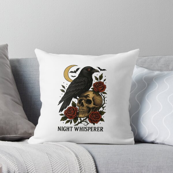 Item preview, Witchy Night Elegance – Neo Traditional Tattoo Halloween Art designed and sold by ALITOPRINCE.