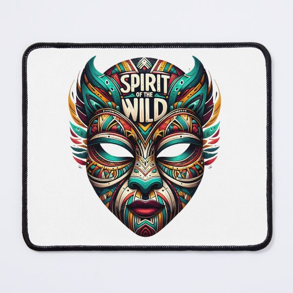 Item preview, wilderness, wild spirit, masquerade, mask designed and sold by TrueArtVibes.