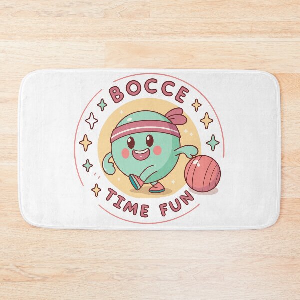 Item preview, Cute Cartoon Bocce Ball – “Bocce Time Fun”  designed and sold by VividOrganica.