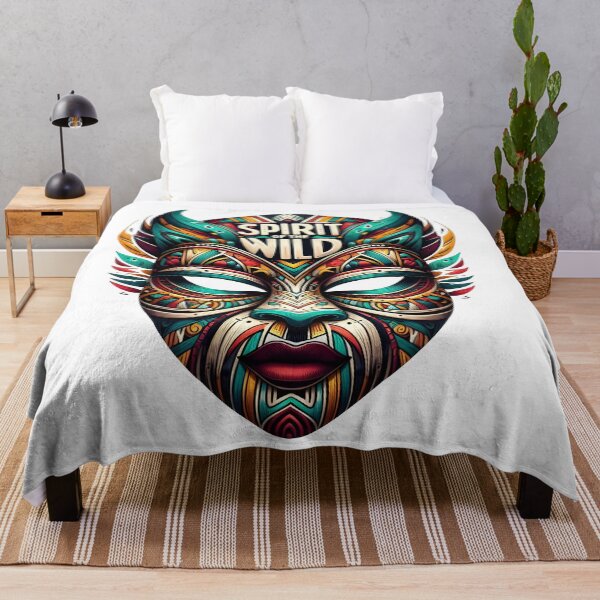 Item preview, wilderness, wild spirit, masquerade, mask designed and sold by TrueArtVibes.