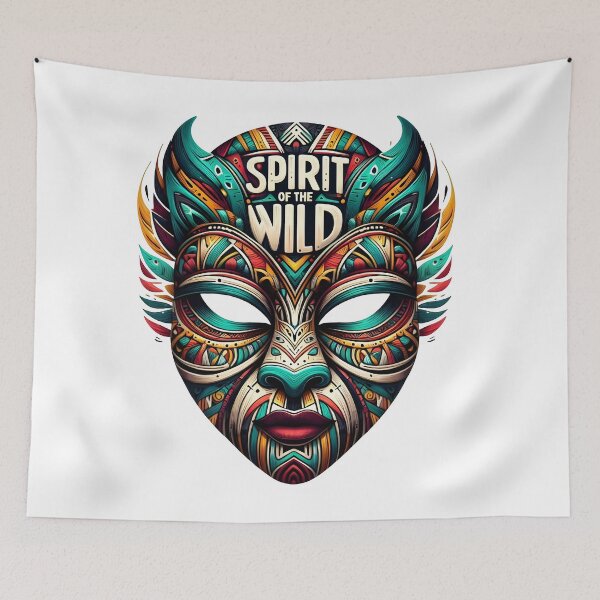 Item preview,  wilderness, wild spirit, masquerade, mask designed and sold by TrueArtVibes.