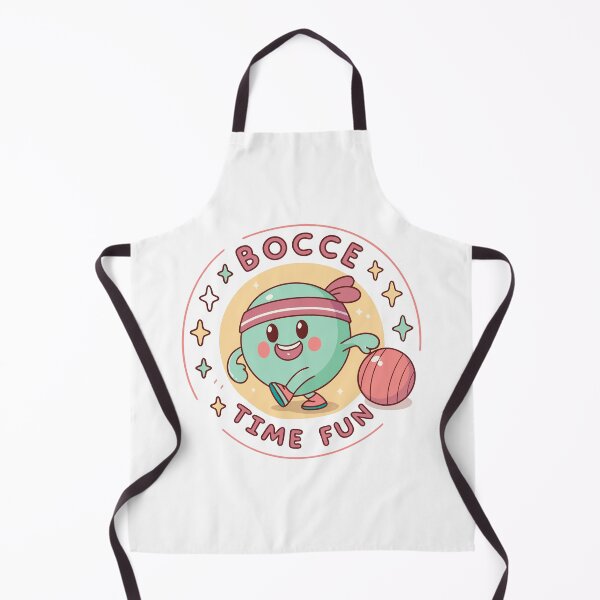 Item preview, Cute Cartoon Bocce Ball – “Bocce Time Fun”  designed and sold by VividOrganica.