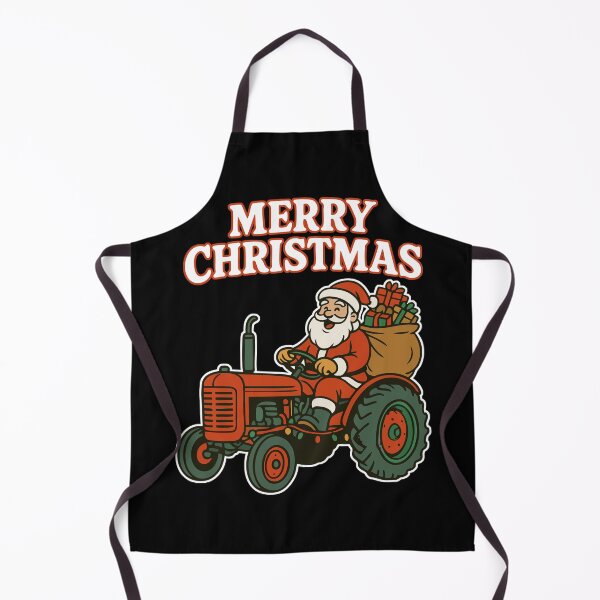 Item preview, Christmas Tractor Santa designed and sold by TomFrontierArt.