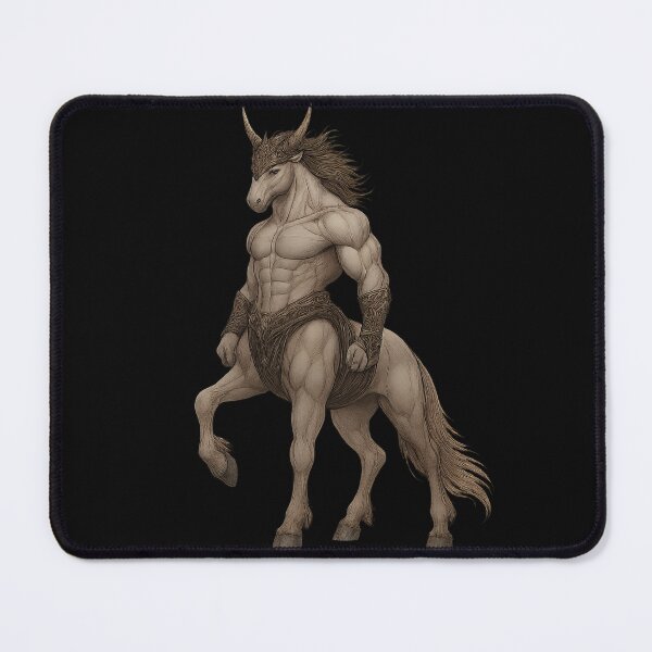 Item preview, Horned Centaur King in Regal Warrior Pose designed and sold by Daagath.