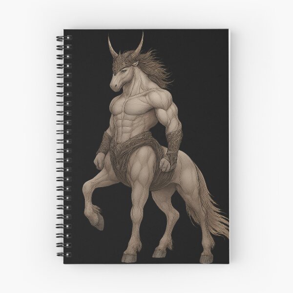 Item preview, Horned Centaur King in Regal Warrior Pose designed and sold by Daagath.