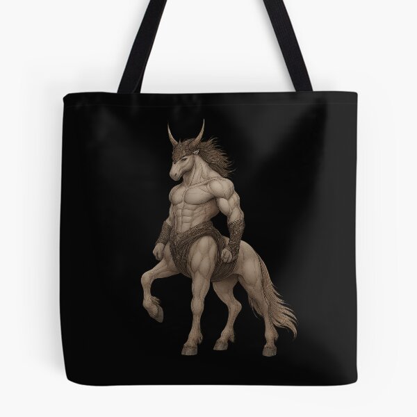 Item preview, Horned Centaur King in Regal Warrior Pose designed and sold by Daagath.