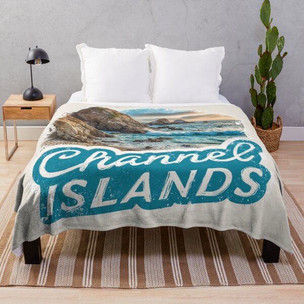 Item preview, Channel Islands National Park Vintage Travel Sticker - Retro Ocean & Coastal Cliffs designed and sold by Blurbean.