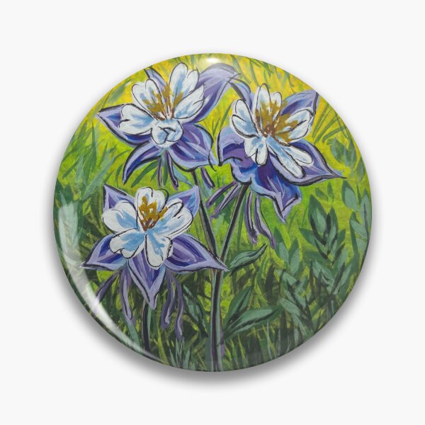 Item preview, Columbine Wildflowers designed and sold by JigsaaStudios.