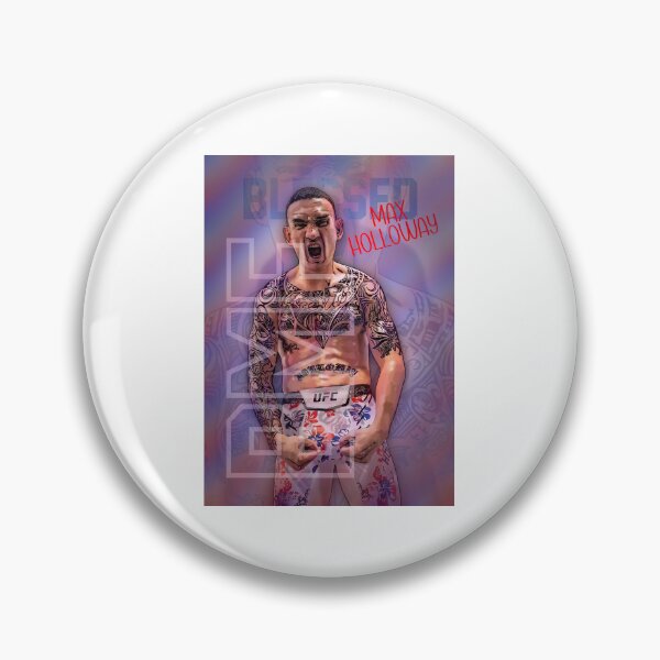 Item preview, Max “Blessed” Holloway Artwork – UFC BMF Champion & Hawaiian MMA Legend by GrizzlyGFX designed and sold by GrizzlyCollective.