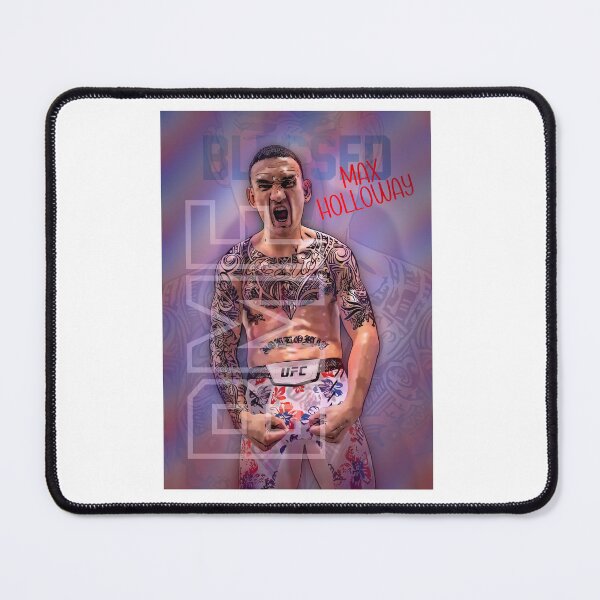 Item preview, Max “Blessed” Holloway Artwork – UFC BMF Champion & Hawaiian MMA Legend by GrizzlyGFX designed and sold by GrizzlyCollective.