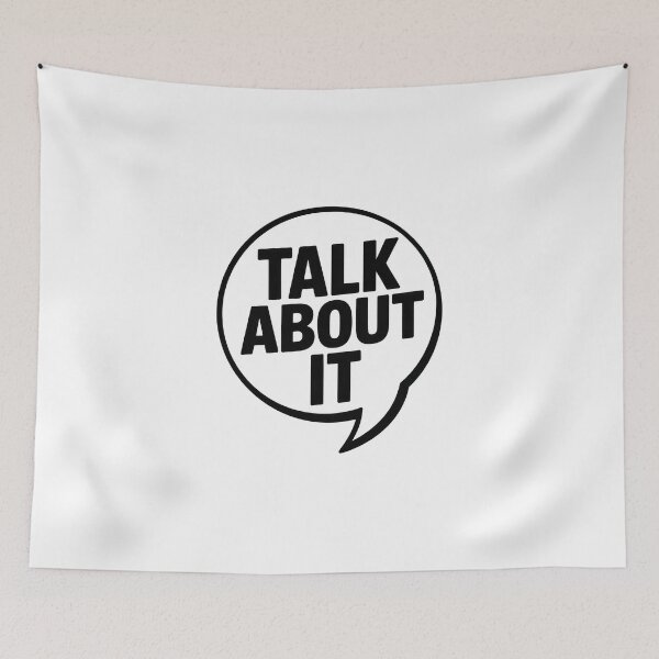 Item preview, Talk About It - World Mental Health Day designed and sold by Enea Kelo.