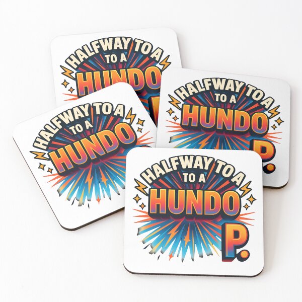 Item preview, Halfway to a Hundo - Motivational designed and sold by Nest & Thread.