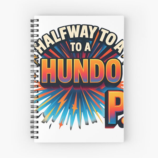 Item preview, Halfway to a Hundo - Motivational designed and sold by Nest & Thread.