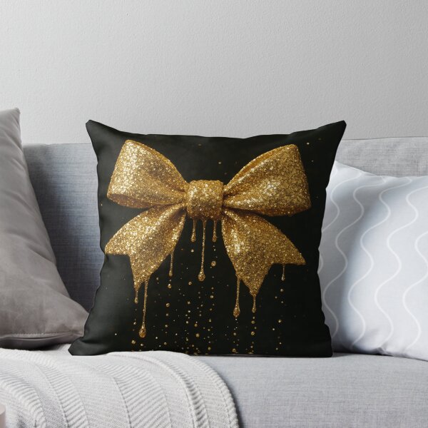 Item preview, gold dripping bow ribbon designed and sold by mariana83.