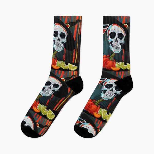 Item preview, Raise a Halloween Toast with a Witch Hat Skull Pumpkin and Festive Cocktail designed and sold by OlfactoART Studio.