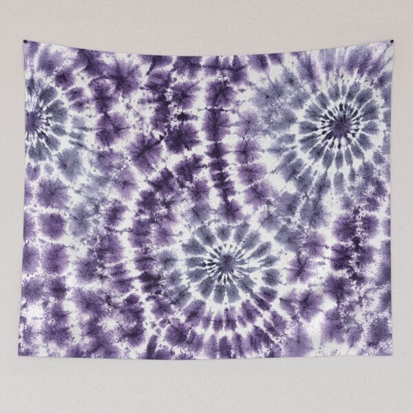 Item preview, Purple Tie-Dye Spiral – Retro Boho Psychedelic Pattern designed and sold by Rechtop.