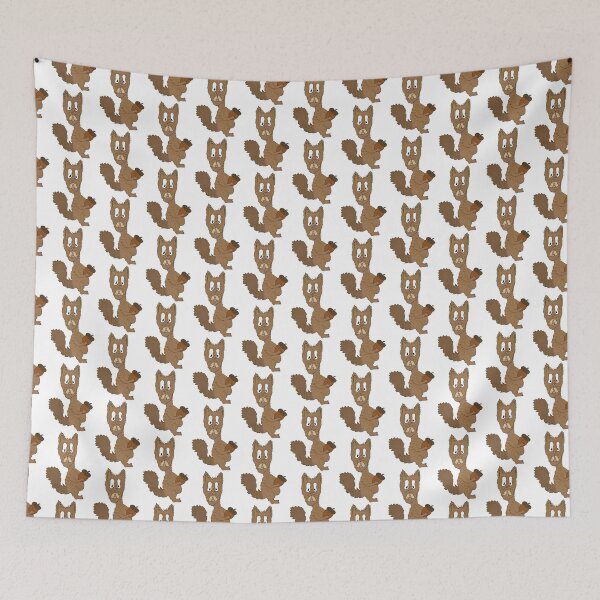Item preview, Hand drawn cartoon squirrel with acorn  designed and sold by ThePlantGoblin.