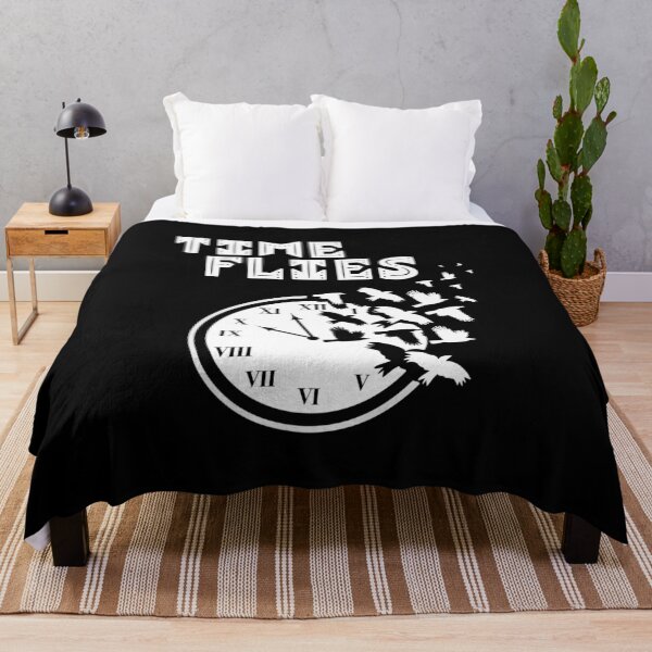 Item preview, Time Flies - Hand Drawn Birds Design for Dark Backgrounds designed and sold by nomadraconteur.