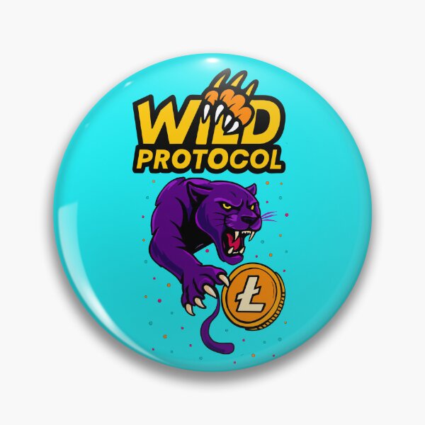 Item preview, "Wild Protocol" – Litecoin Panther Crypto Art designed and sold by BitCrop.