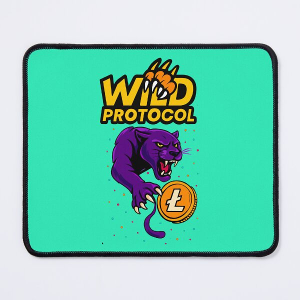 Item preview, "Wild Protocol" – Litecoin Panther Crypto Art designed and sold by BitCrop.