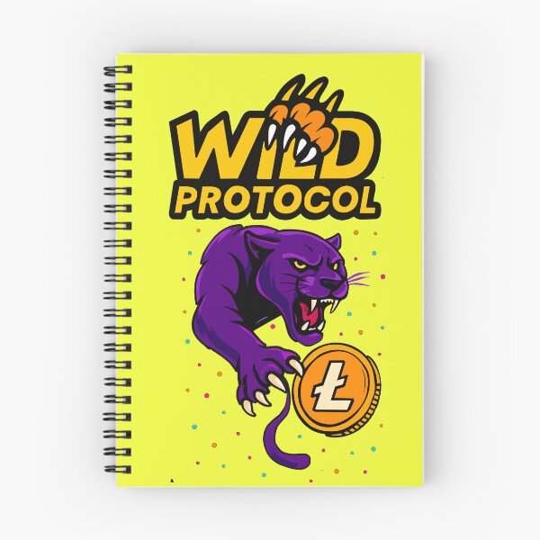 Item preview, "Wild Protocol" – Litecoin Panther Crypto Art designed and sold by BitCrop.