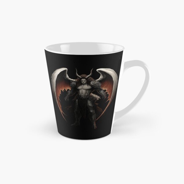 Item preview, Fallen Angel Demon with Horns and Fiery Wings designed and sold by Daagath.