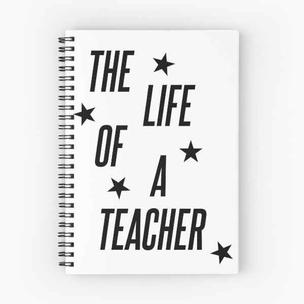 Aperçu de l'œuvre La vie d'un enseignant (noir) créée et vendue par CreateEducate.
