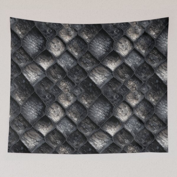 Item preview, Trendy Graceful Snake Pattern For Nature Print Fan designed and sold by RoyalStarsPatts.